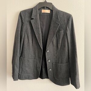 Pendleton Charcoal Wool Women’s Blazer